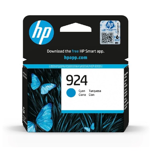 INK PRINTER  924 (4K0U3NE) CYAN ΓΙΑ HP OFFICEJET PRO 8120e, 8130e, 8135e, 8122e